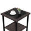 Ensemble de 3 chaises pivotantes en rotin de patio-268821971-293277716