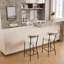 Counter Stool with Metal Frame
