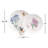 Lenox Lenox Butterfly Meadow 18-Piece Dinnerware Set, Dishwasher Safe, White