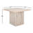 Pristina Tall Square Marble Accent Table-110742261-125309700