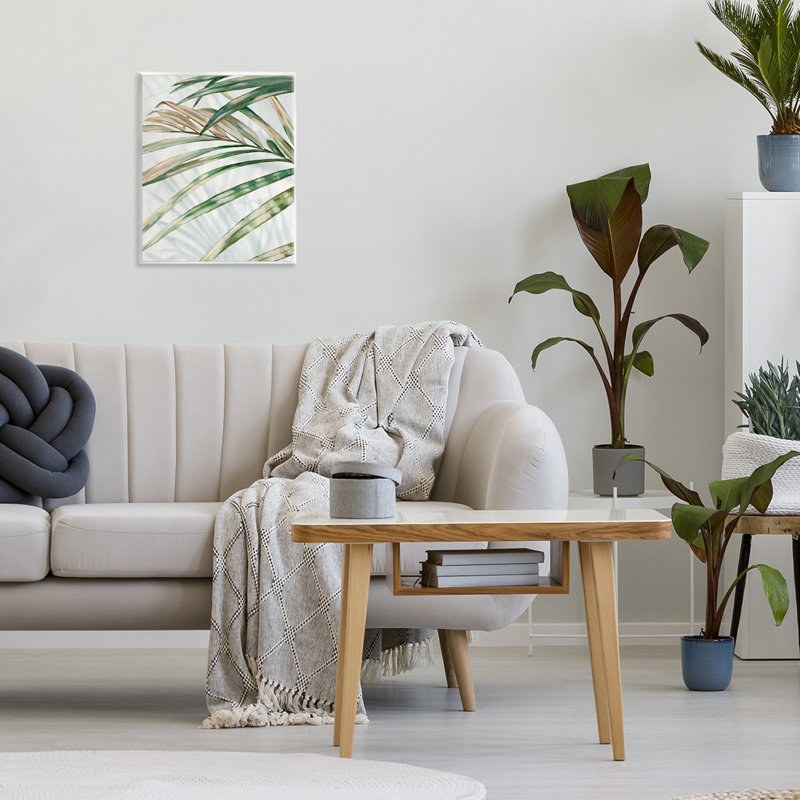 Plaque murale Frond Impression Leaves, design par Alex Black
