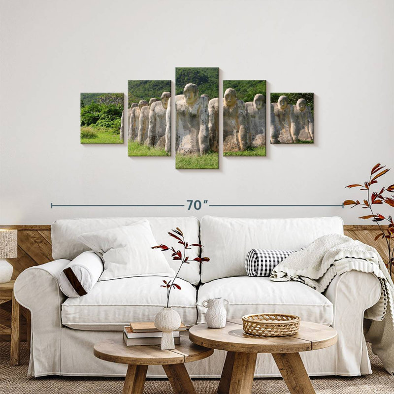 Anse Cafard Slave Memorial, 24" H x 55" W