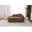 Chaise longue moderne avec assise profonde, canapé-lit polyvalent et coussin assorti pour l'intérieur