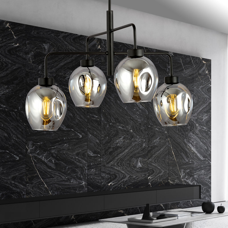 Damien 4 - Light Sputnik Chandelier, Graphite