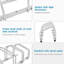 Steel Freestanding Multi-Use Bike Rack