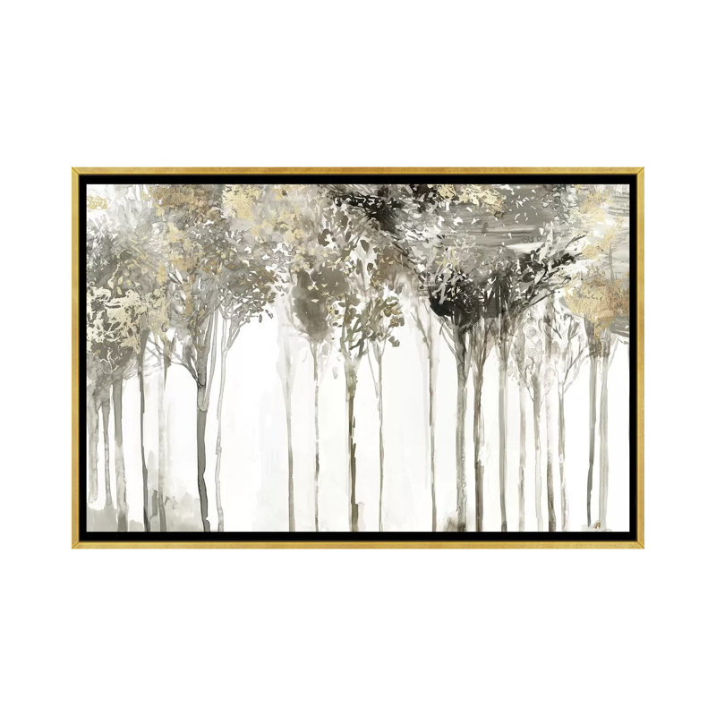 «Golden Forest Lookout» par Allison Pearce - reproduction d'art, Pas de tapis, H 32 po x l 48 po x 1,5 po