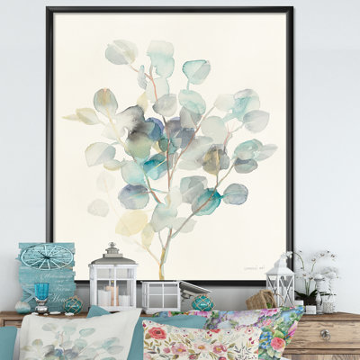 Feuilles d'eucalyptus Tybalt I - reproduction d'art sur toile