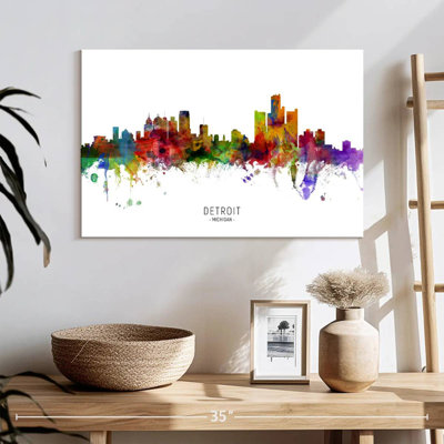 Ravi Detroit Michigan Skyline I