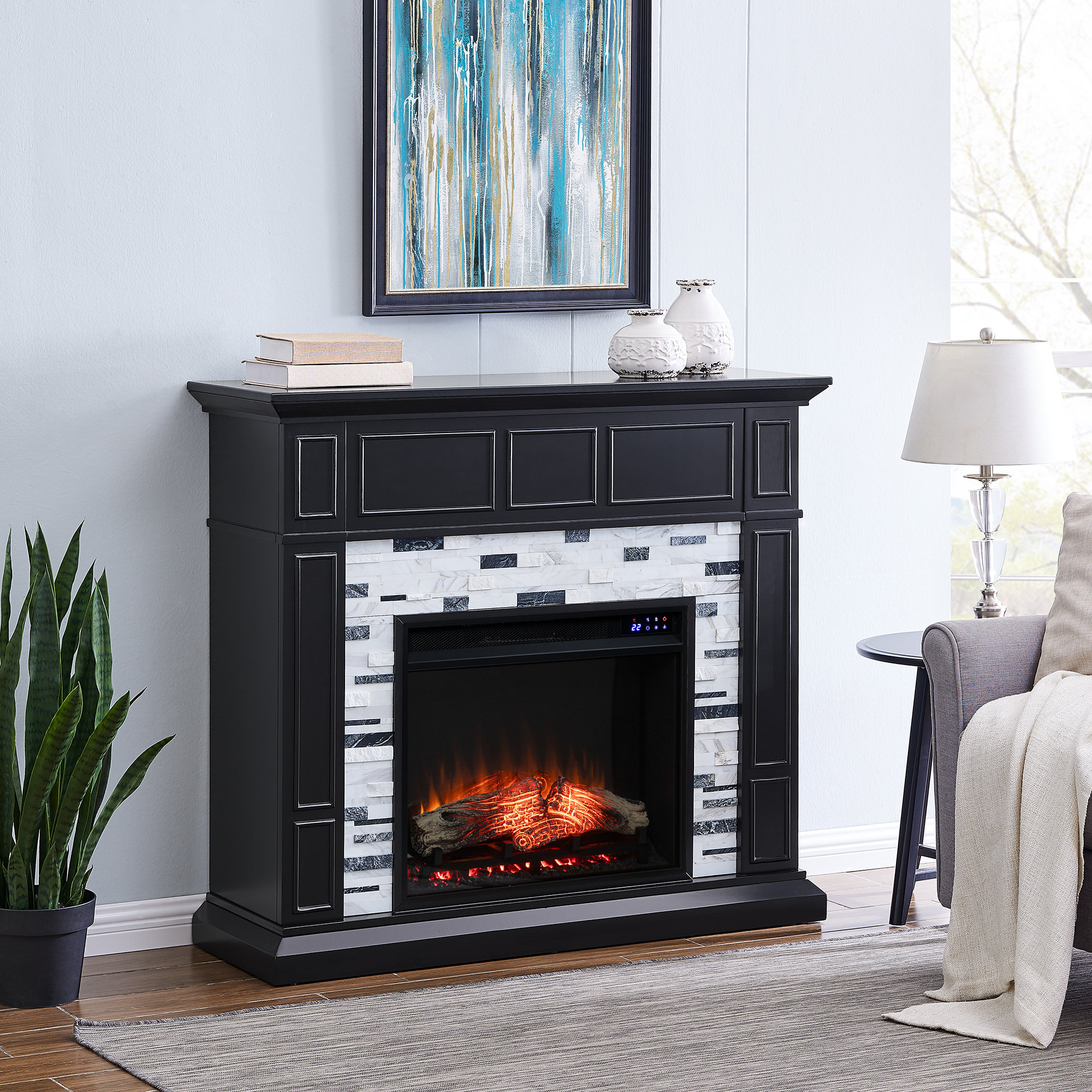 Darby Home Co Toddington Electric Fireplace - Wayfair Canada