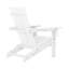 Chaise Adirondack pliante en polyéthylène haute densité Wolak avec porte-gobelet double-762678896