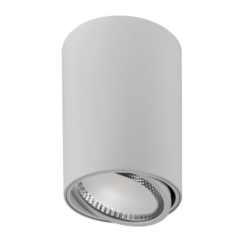 Thorin LED Flush Mount, White, 15cm H x 11.5cm W x 11.5cm D