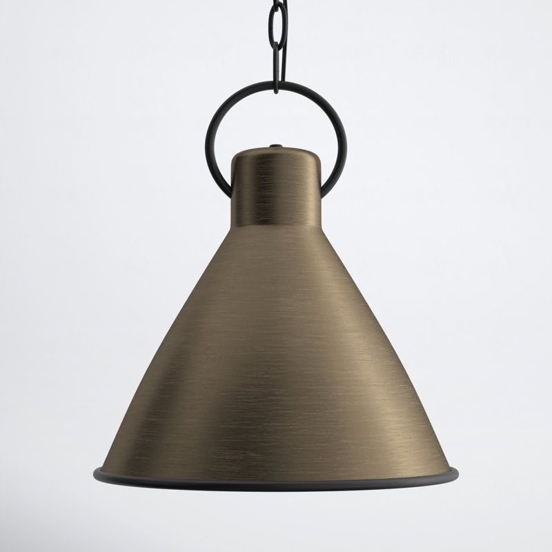 Amara 1 - Light Single Pendant, Polished White, 15.5" H x 12" W x 12" D