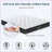 Mattresses, 10 Inch King Hybrid Mattress Medium Firm | White | Foam+Spring-1412062733-1412062735