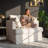  Oversized Accent Chair, 40.2" Coastal Upholstered Single Armchair With 30" Seat, Removable Slipcover, Plush Backrest, 2 Throw Pillows For Living Room-1881597953