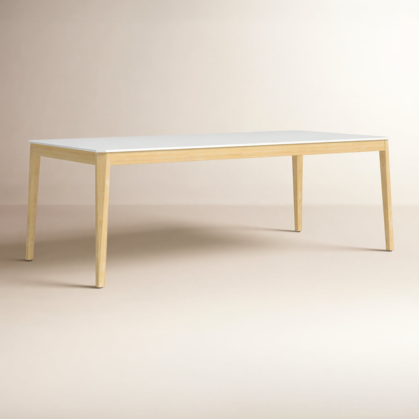 Alvine Dining Table, 30" H x 67" L x 40" W, White
