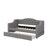 Upholstered Twin XL Size Daybed With LED Belt And 2 Drawers-2041001783