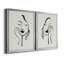 Day Dreamer I - Ensemble de 2 reproductions d'art sur toile encadrées-433786507-433786517