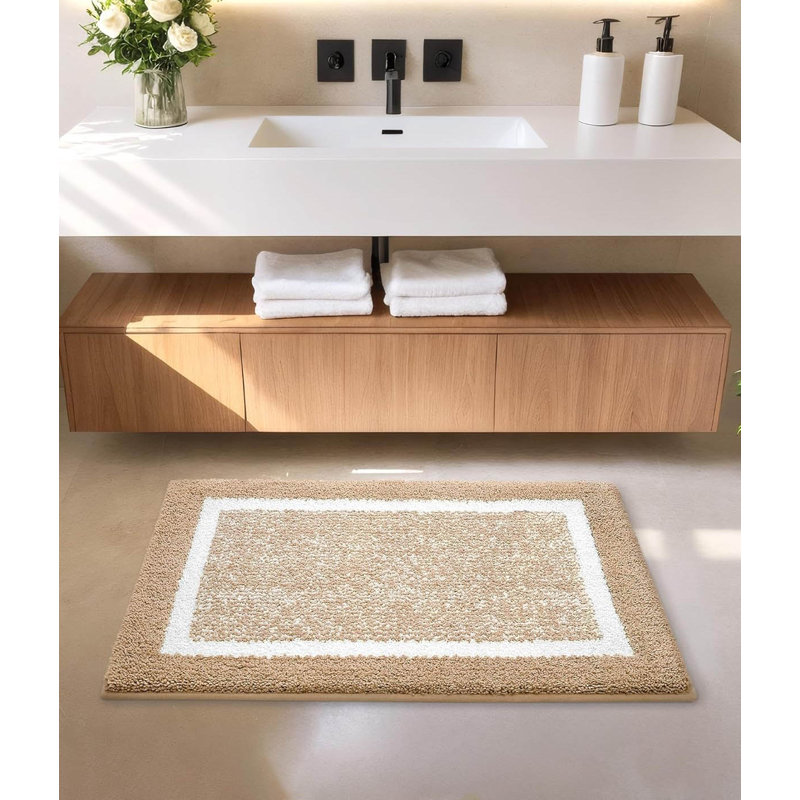Rectangle Bath Mat, Khaki
