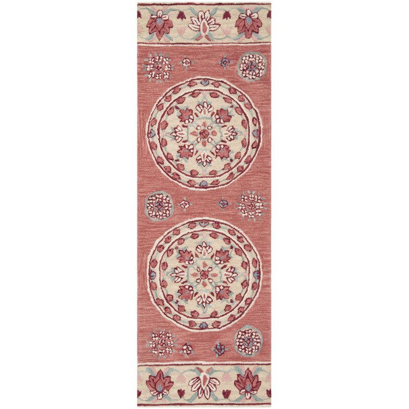 Eatonville Hand Tufted Wool Floral Rug, Runner 2'3" x 7'