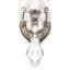 La Scala 1 Light 5in x 16in Wall Sconce in Heirloom Bronze with Clear Radiance Crystals-608053095-608053093