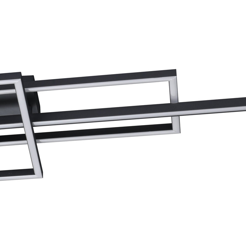 Coole 59-inch Black 3CCT LED Flush Mount