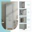 Armoire de rangement autoportante avec tiroirs et tablette réglable-487381099