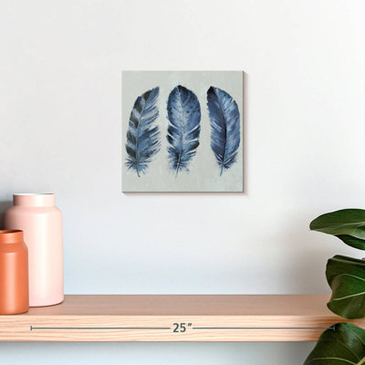 Kerner Indigo Blue Feathers II