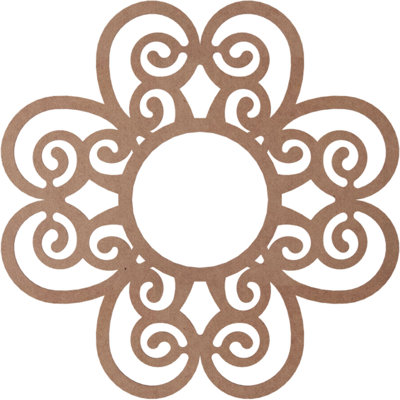 Cohen Wood Fretwork Pierced Ceiling Medallion
