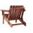 Outdoor Wooden Folding Chair - Oversize With Construction Ideal For Garden, Backyard, Porch, Deck Foldable Design Heavyweight People For Deck, Area