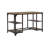 Rhem Industrial Solid Wood Desk With Shelves