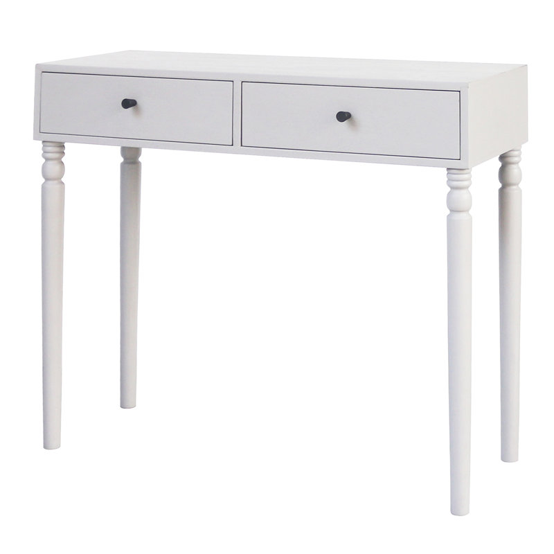 Bennett Two-Drawer Console Table - White