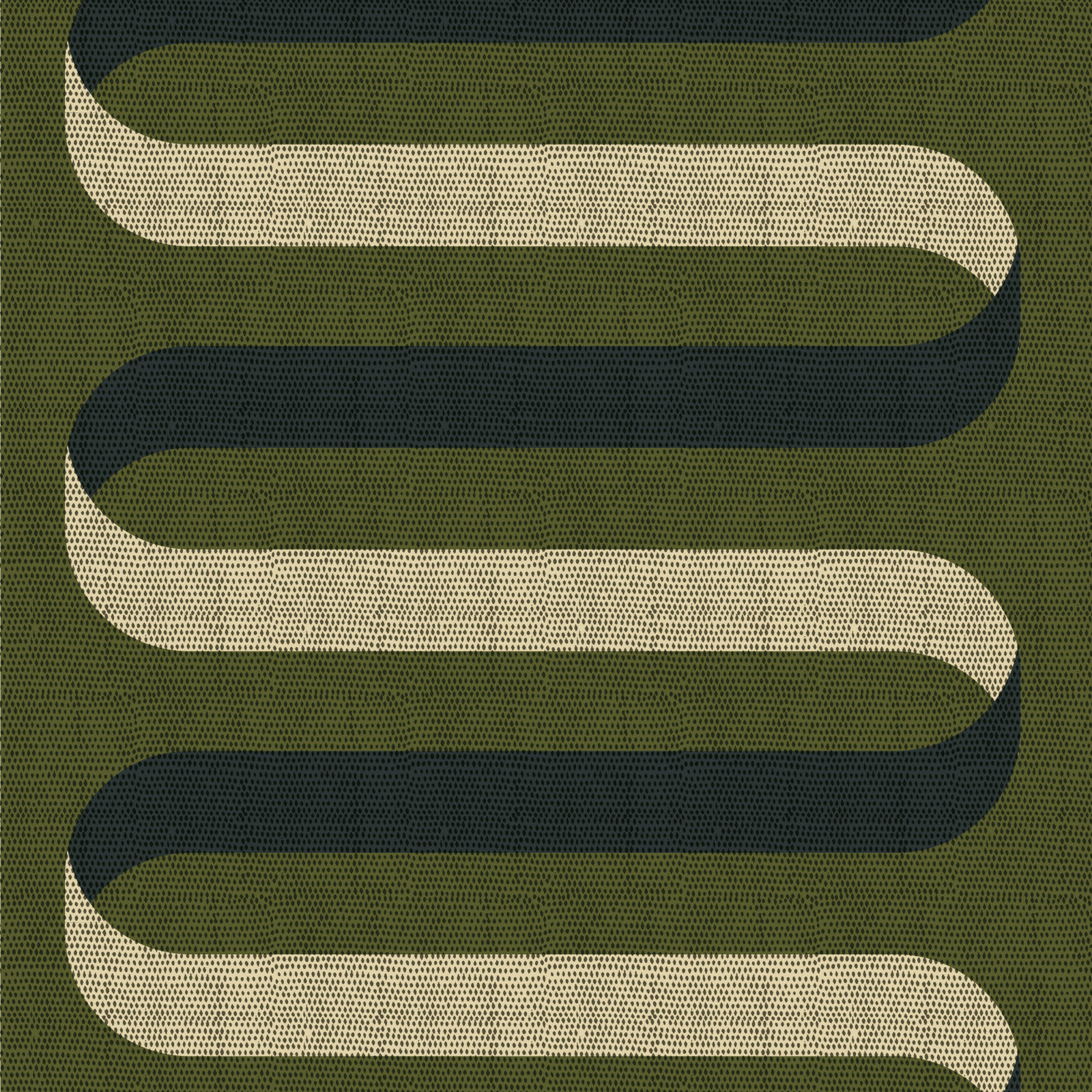 Folding Ribbon Self-Adhesive Roll, Olive, Self-adhesive, Vinyl