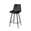 Tabouret de bar en velours Simsbury-1058752762-1058752763