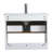 Kasper 24'' Single Bathroom Vanity with Resin Top-74497651