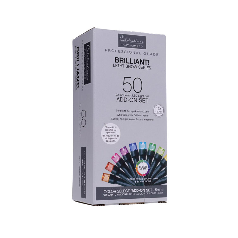 Guirlande de lumières 50 watts 16,5 pi.