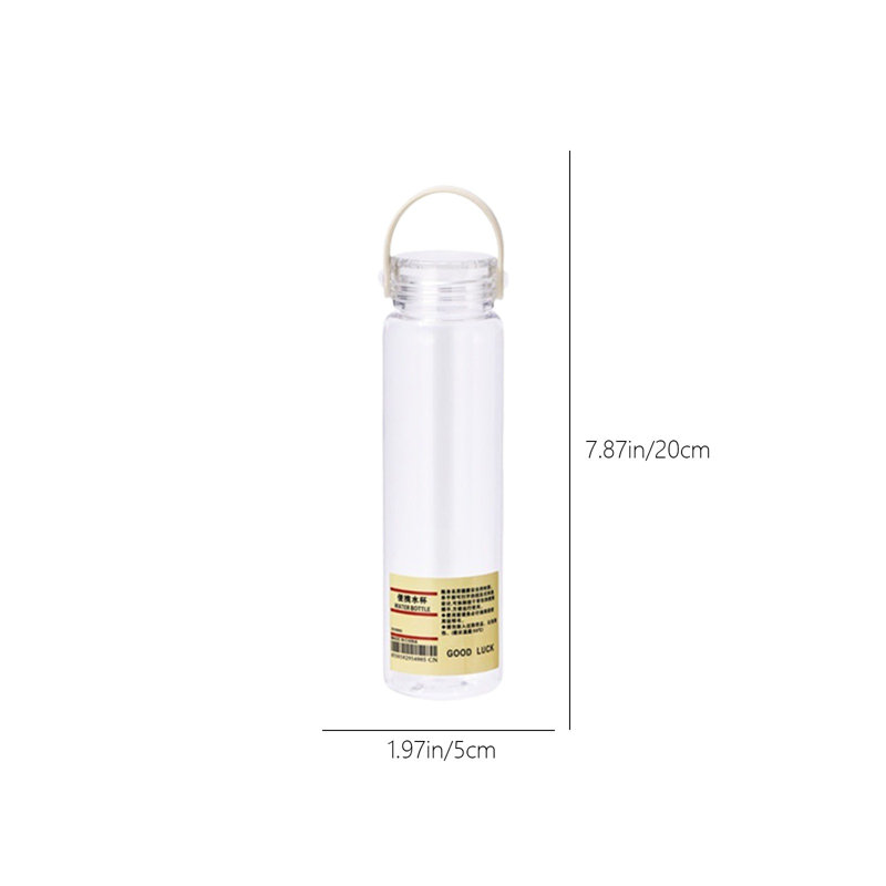Tasse en plastique transparente pour étudiant, A