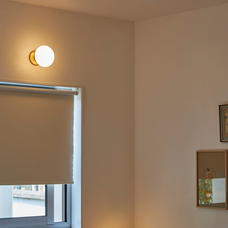 Applique murale en aluminium Lochan, Laiton