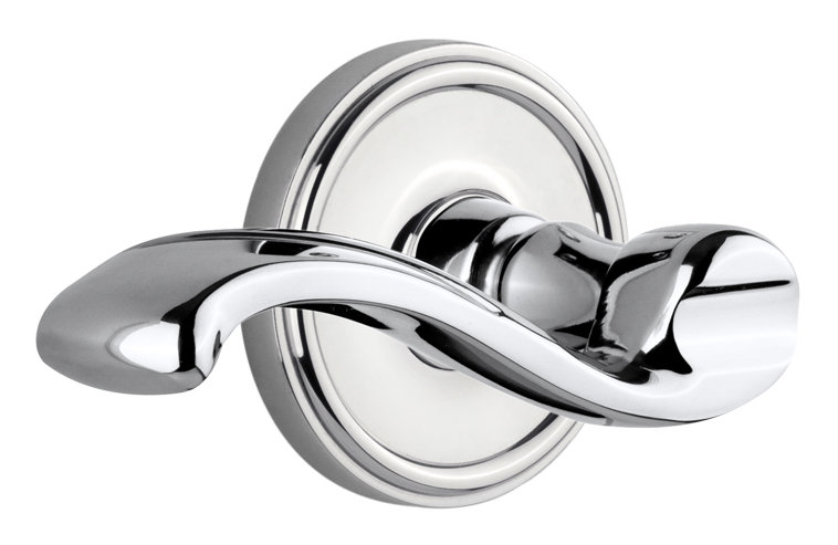 Mannequin simple Grandette Georgetown avec levier Portofino, Chrome brillant, Gaucher