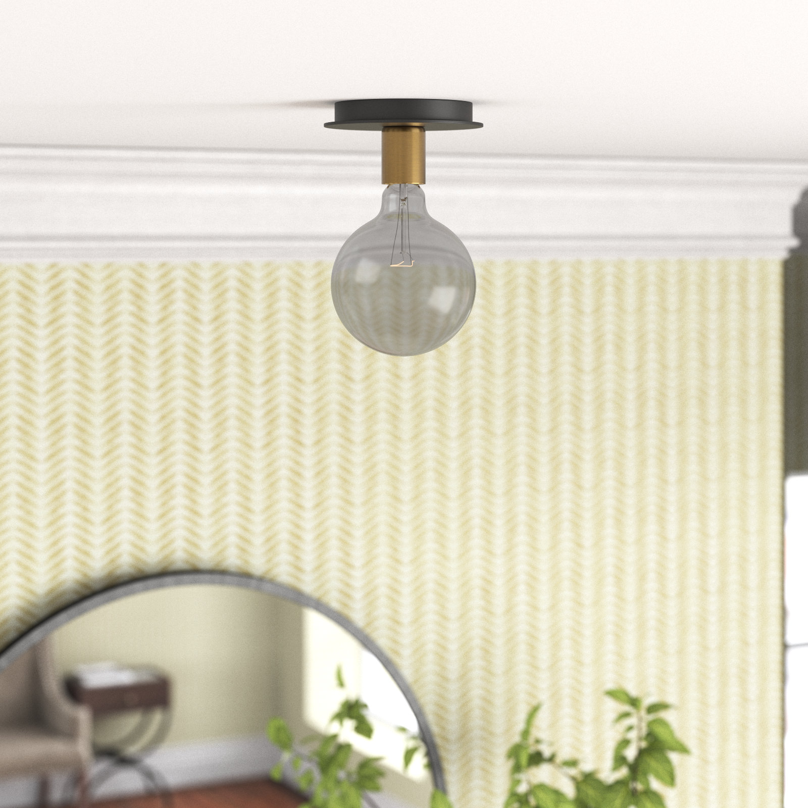 Josette Single Light Flush Mount