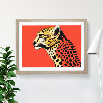 Illuminated Cheetah - Single Picture Frame Print