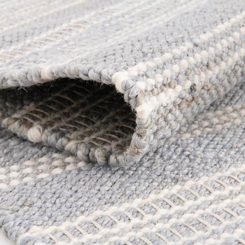 Kovacs Striped Indoor Rug, Square 10'
