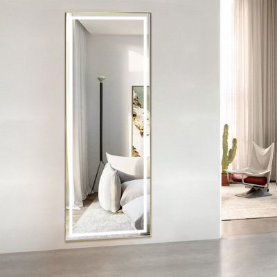 Metal Flat Wall Mirror