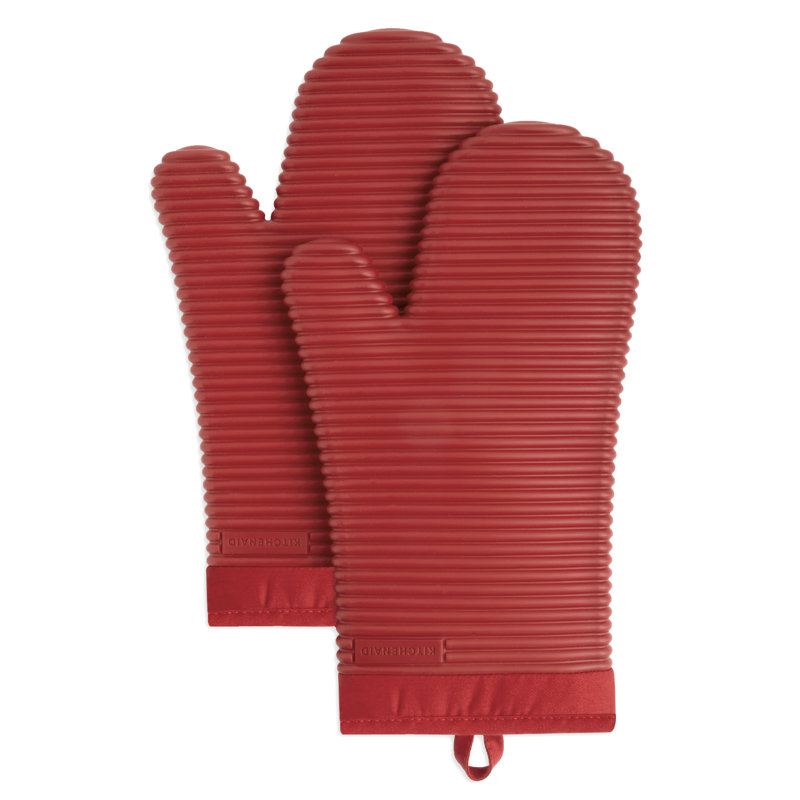 Gant de cuisine souple en silicone KitchenAid, Paprika fumé