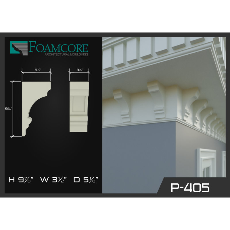 Support de 9,9 po x 5,1 po modillion