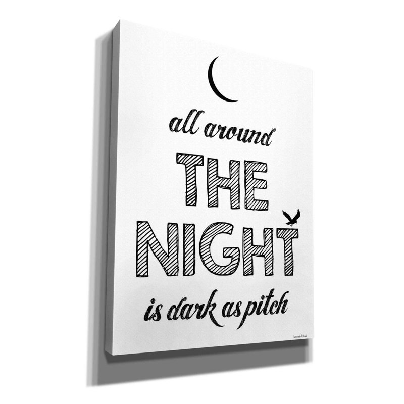 " All Around The Night II " by Lettered & Lined, 16" H x 12" W x 0.75" D