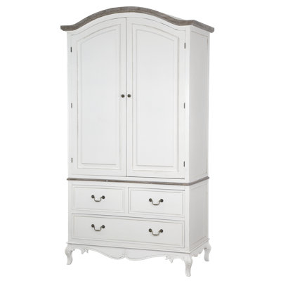 Almont 2 Door Solid Wood Wardrobe