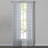 Cemya 100% Polyester Light Filtering Horizontal Stripped Curtain Panel with Rod Pocket Top -1654603256-1654603259