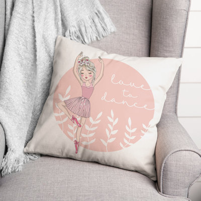  Love to Dance Throw Pillow