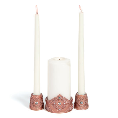 3.6'' H Resin Tabletop Candlestick