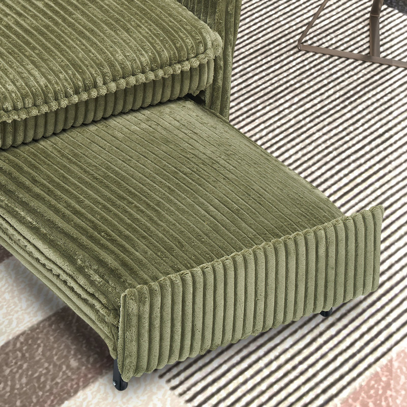 Fauteuil convertible convertible 3-en-1, Vert